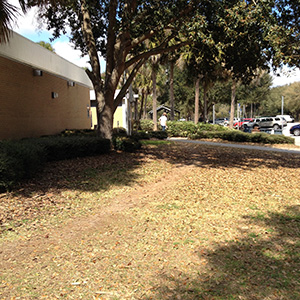 rest area building entry